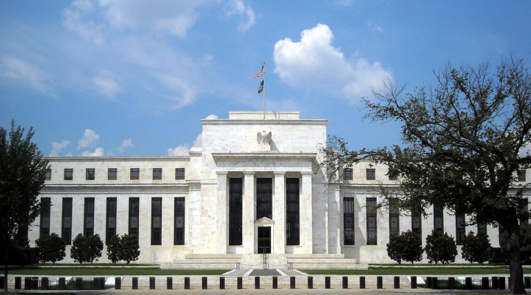 The Federal Reserve building in Washington